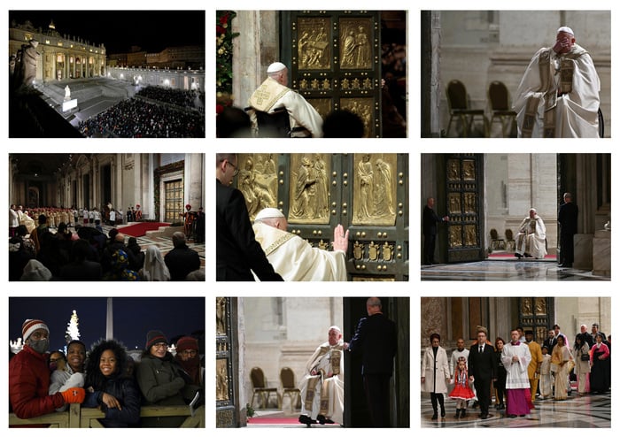 Pope opens St Peter's Holy Door to kick off Jubilee 2025