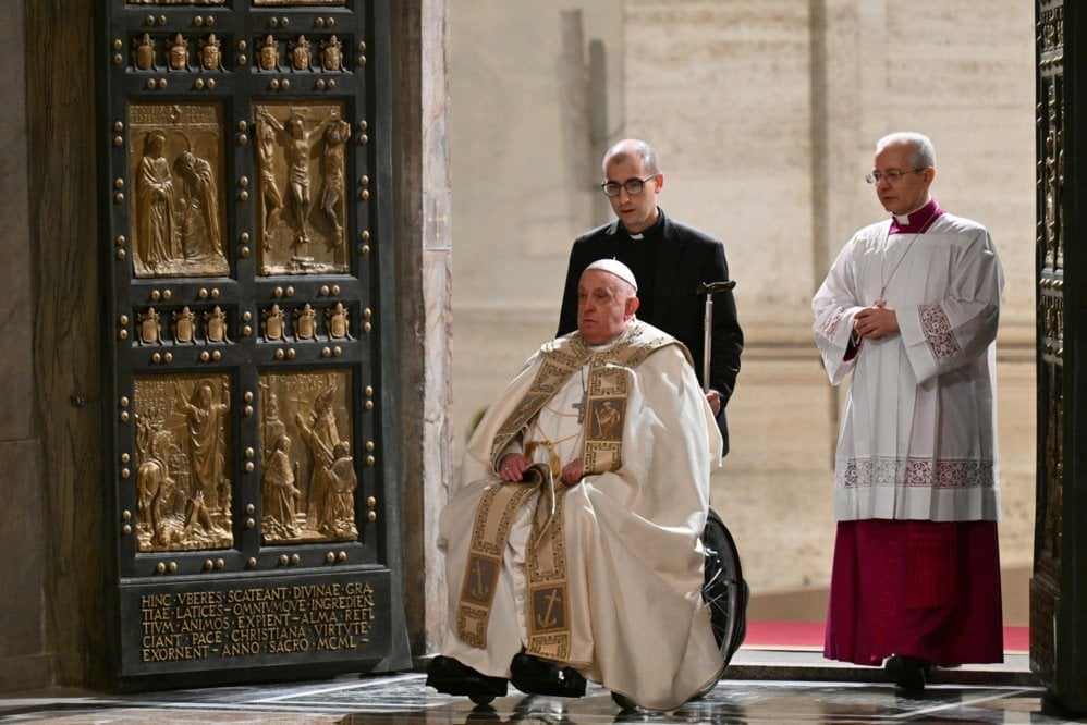 Pope Francis ushers in Catholic Church's Jubilee of 'Hope' during Christmas Eve mass