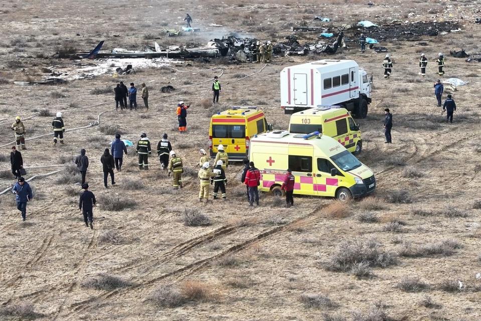 BREAKING: Kazakhstan says 28 survived in Azerbaijan Airlines' plane crash, over 30 are likely dead