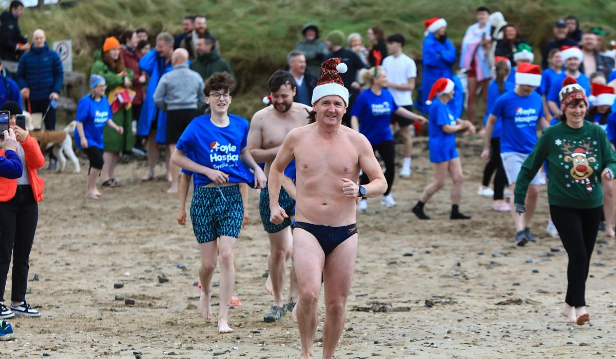 In pictures: Making a splash at the Christmas Swim at Lisfannon