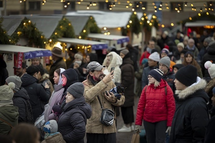 Christmas celebrated amidst festivity, joy