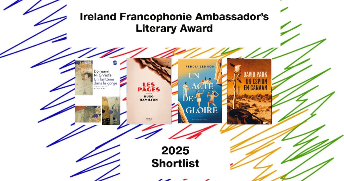 Franco-Irish literary award shortlist revealed