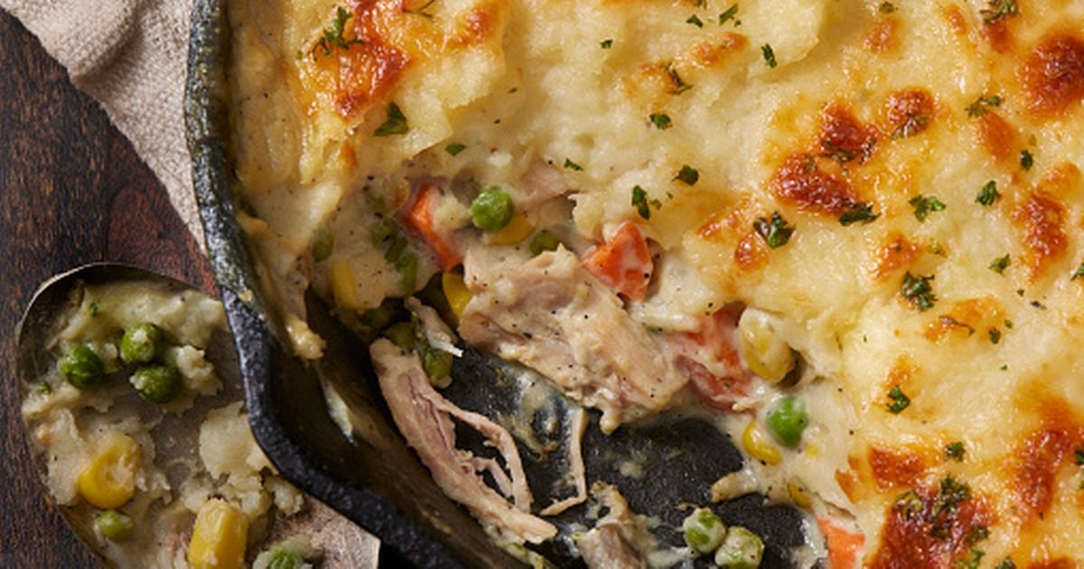 Use up your Christmas leftovers with easy recipe for turkey and ham pie