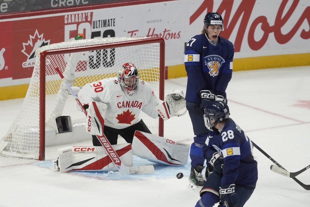 McKenna scores, George perfect as Canada tops Finland 4-0 in world junior opener