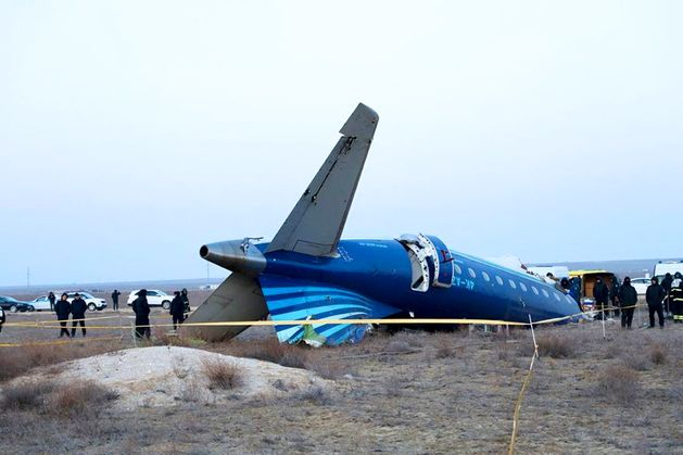 Azerbaijani minister suggests plane that crashed was hit by weapon