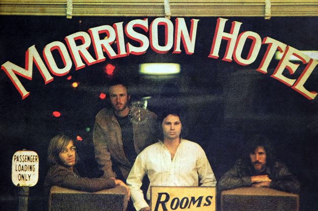 Morrison Hotel in Los Angeles made famous by The Doors goes up in flames