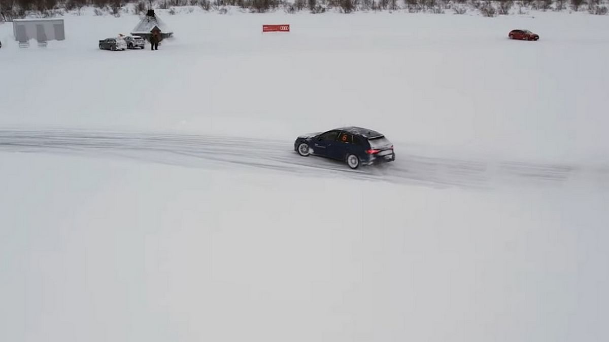 Driving experiences 2024-BMW M5 to frozen lakes in Finland