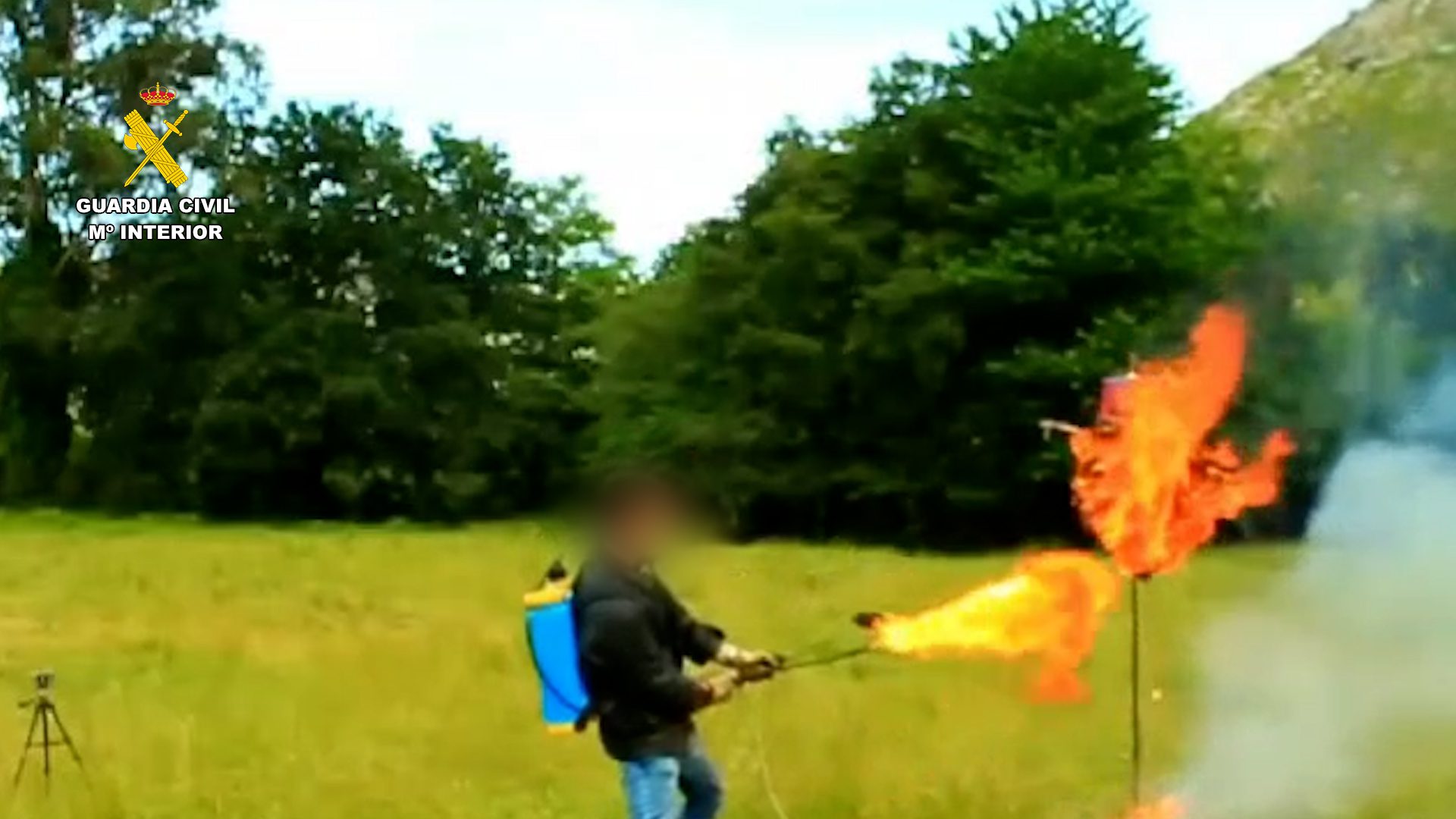 Popular Spanish YouTuber is arrested for building flamethrowers and explosives