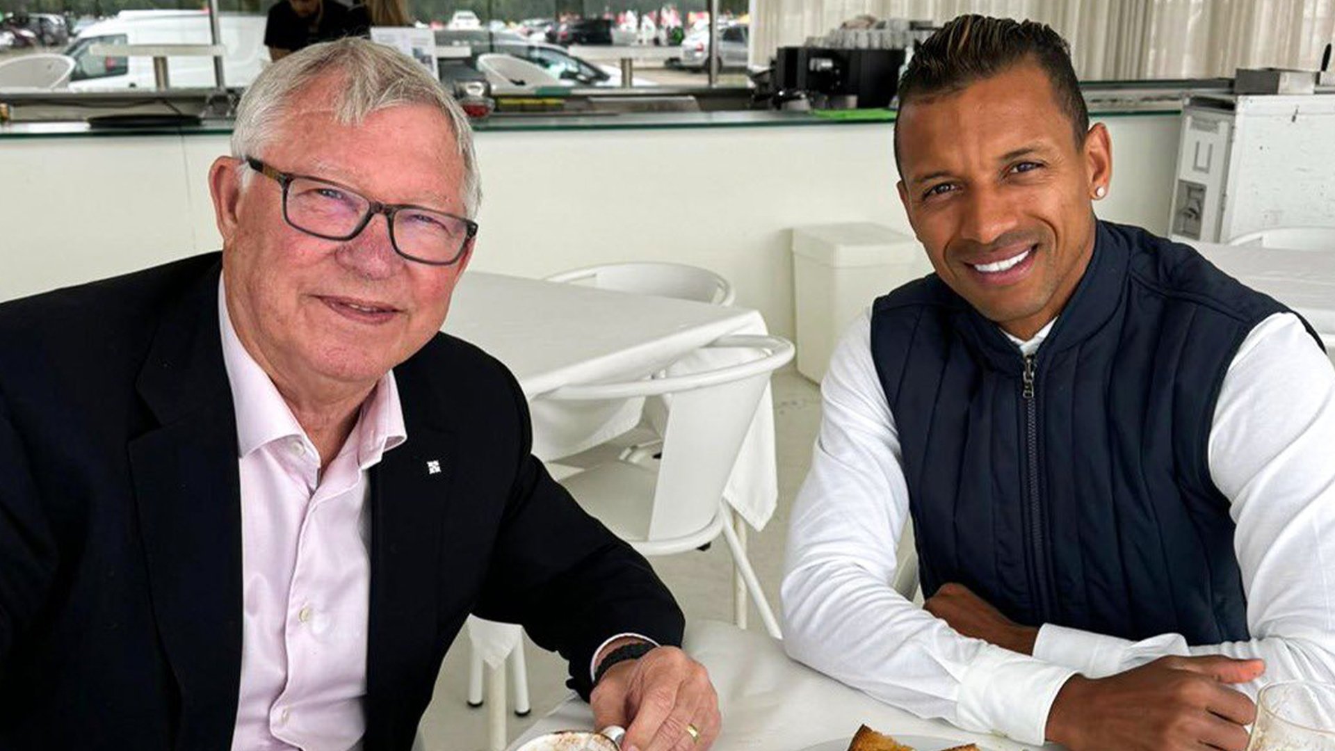 Sir Alex Ferguson reunites with Man Utd cult hero, 38, on Portugal holiday just days after star retired from football