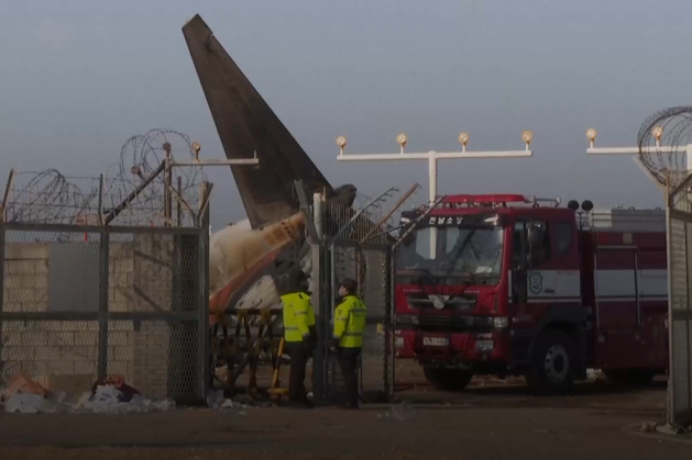 179 people killed and two rescued after plane is engulfed in flames and skids off runway in South Korea