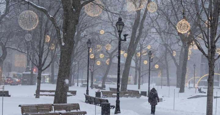 Freezing rain warning in effect in parts of Quebec - Montreal