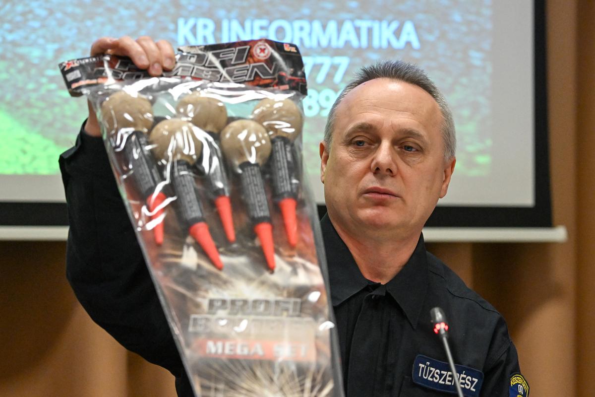 Police: it is risky and dangerous to buy fireworks from an unofficial place in Hungary