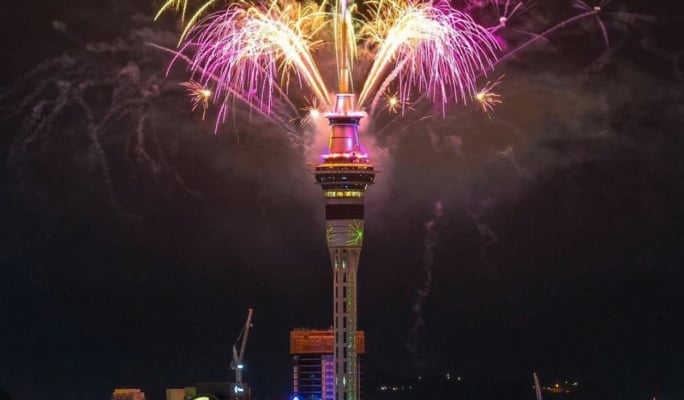  Auckland in New Zealand is first major city to welcome 2025 