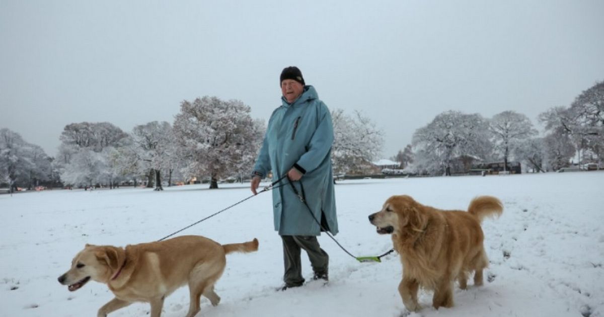 All the parts of England, Wales, Scotland waking up to snow on New Year's Day