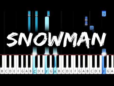 Sia - Snowman - Piano Tutorial