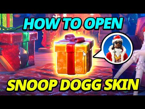 *SECRET* How to UNLOCK Christmas Snoop Skin?? How to Open All Winterfest Present Skins in Fortnite!!