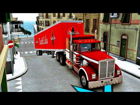 BEAMNG.DRIVE: Driving a Soda Truck Through Narrow Streets in an Italian Village!