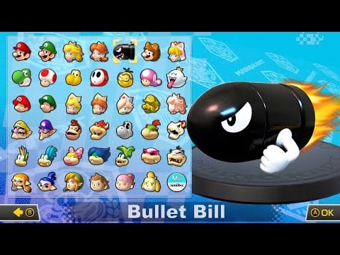 What if you could ONLY Use a Bullet Bill In Mario Kart 8 Deluxe? (4K)