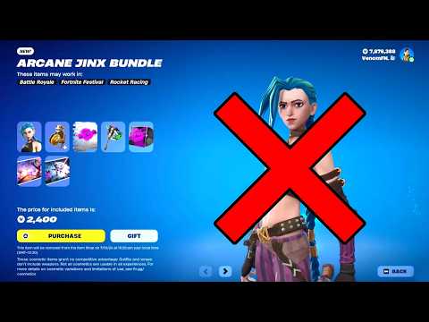 Fortnite Arcane JINX and VI are NEVER coming back... (Item Shop)