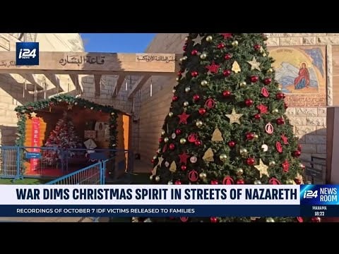 War dims Christmas cheer in streets of Nazareth