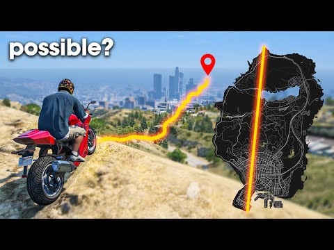 Can You Cross The Map In A Straight Line With A Bike In GTA 5?