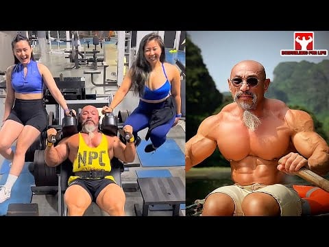 AT 60 YEARS OLD HE IS MASTER ROSHI FROM DRAGON BALL Z IN REAL LIFE - Nhon Ly Motivation