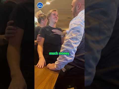 Waitress cries after receiving biggest ever tip