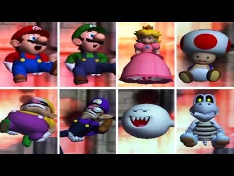 Mario Party 7 - All Losing Animations