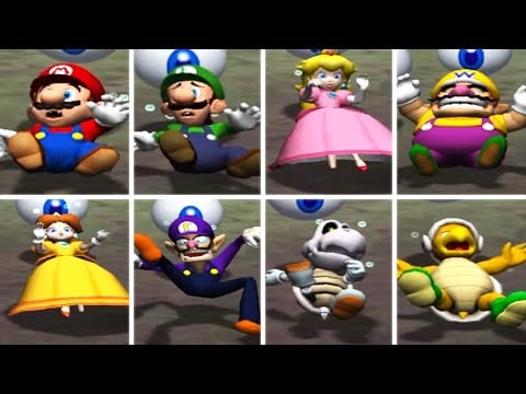 Mario Party 8 - All Losing Animations