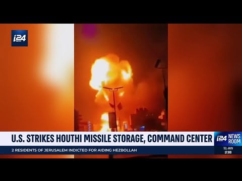 US strikes Houthi missile storage, command center in Yemen