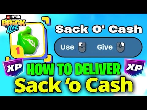 How to EASILY Give a Sack o&#39; Cash to Marigold or Midas (BANKER FULL GUIDE) LEGO Fortnite Brick Life