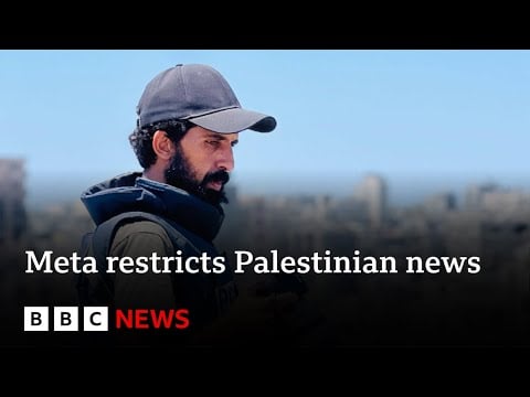 How Meta restricted news in Palestinian territories | BBC News