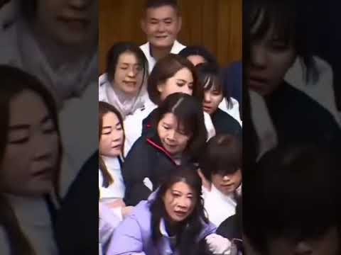 Massive BRAWL erupts in Taiwan parliament