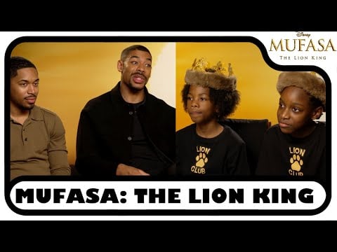 Young Simbas Meet Mufasa &amp; Taka - Aaron Pierre &amp; Kelvin Harrison Jr. | Mufasa: The Lion King