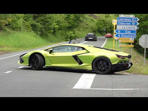 BEST OF LAMBORGHINI SOUNDS 2024! Gintani SVJ, Capristo Aventador, Huracan STO, Revuelto, Tecnica