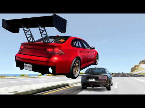 High Speed Traffic Car Crashes #222 - BeamNG Drive | CrashBoomPunk