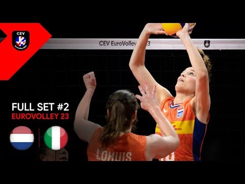 FULL 2nd SET: Netherlands vs Italy I CEV EuroVolley 2023 3rd Place I Christmas Special