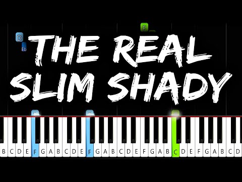 Eminem - The Real Slim Shady - Piano Tutorial