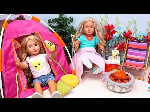 Draw &amp; Build Dream Camping Tent for Your American Girl Doll in No Time