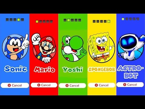 Super Mario 3D World - All 8 New Characters (2024)