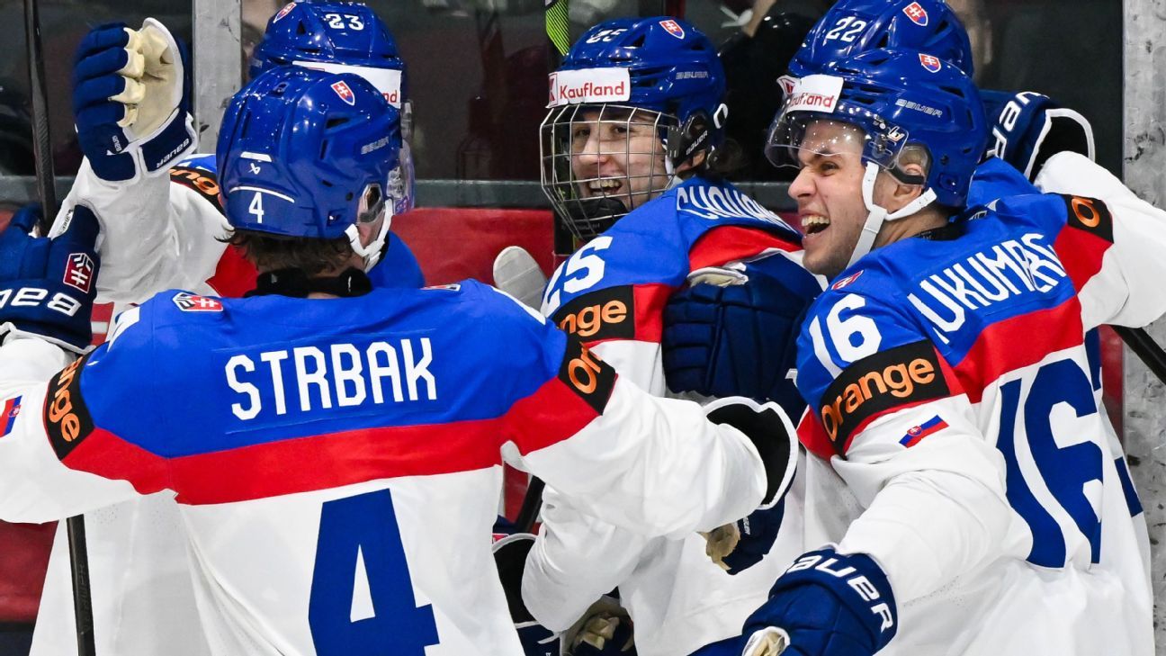 Slovakia outlasts Kazakhstan at world juniors