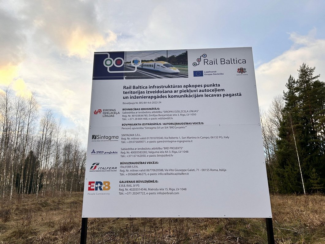 LTV's De Facto summarizes Rail Baltica's 2024