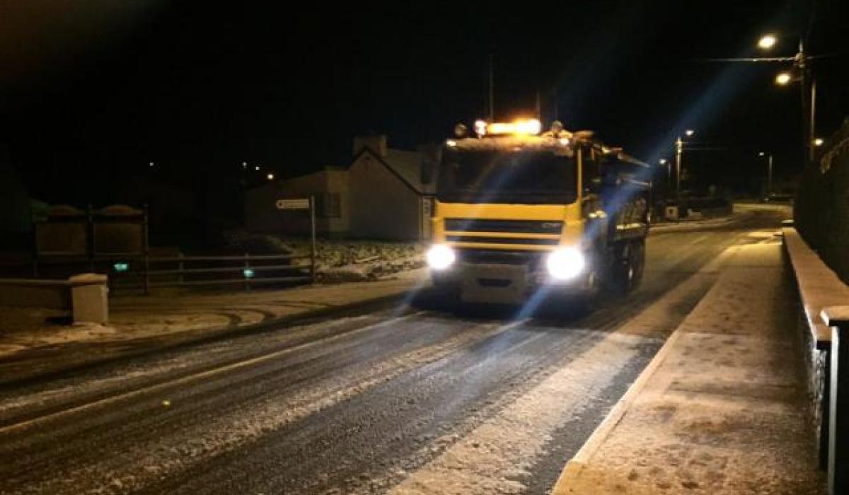  All Donegal Winter Maintenance routes to be gritted with wintery night forecast