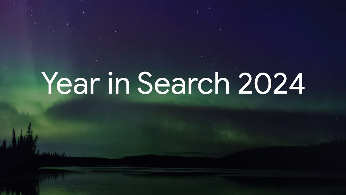 A 'Year in Search' highlights Google's top trends across AI and shows in 2024