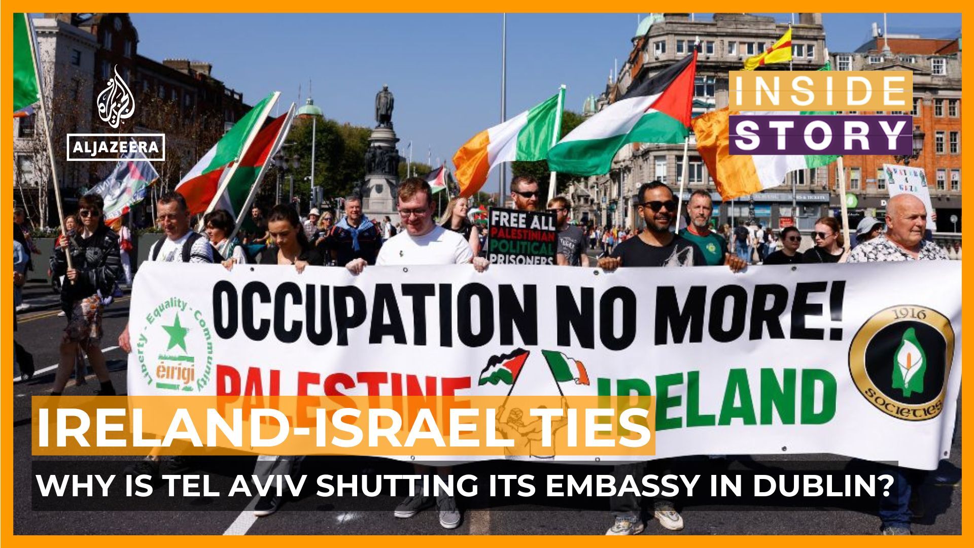 Why is Israel shutting down its embassy in Ireland?