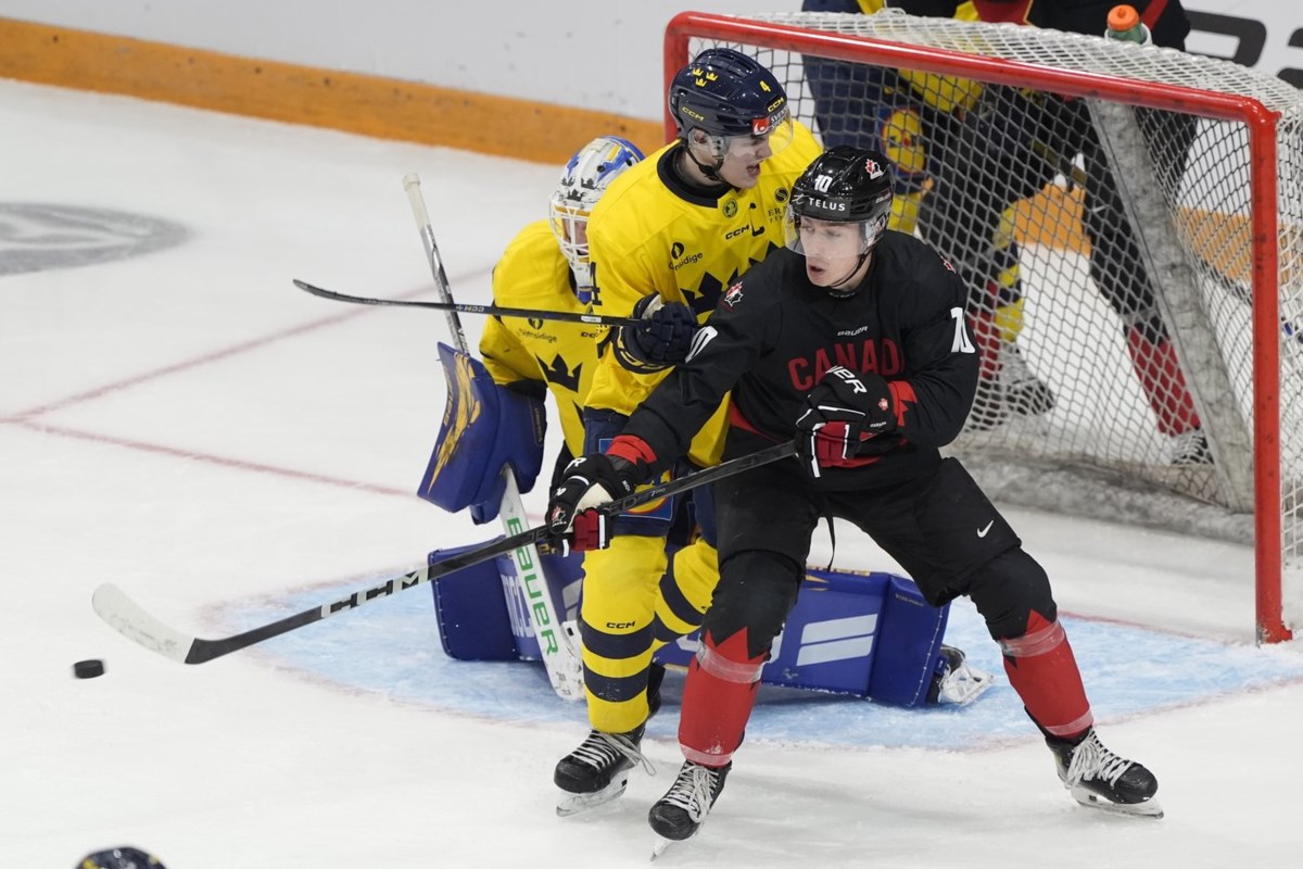 Red Wings prospect Axel Sandin-Pellikka leading Sweden at world juniors