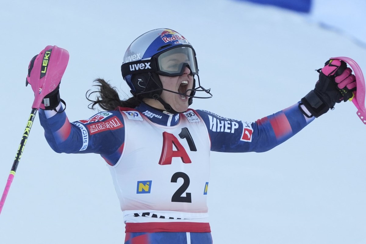 Ljutic gives Croatian women's ski team its 1st win since great Kostelic last triumphed in 2006