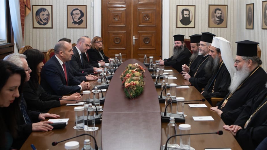 The President: The State Must Guarantee the Conditions for the Unity of the Bulgarian Orthodox Church