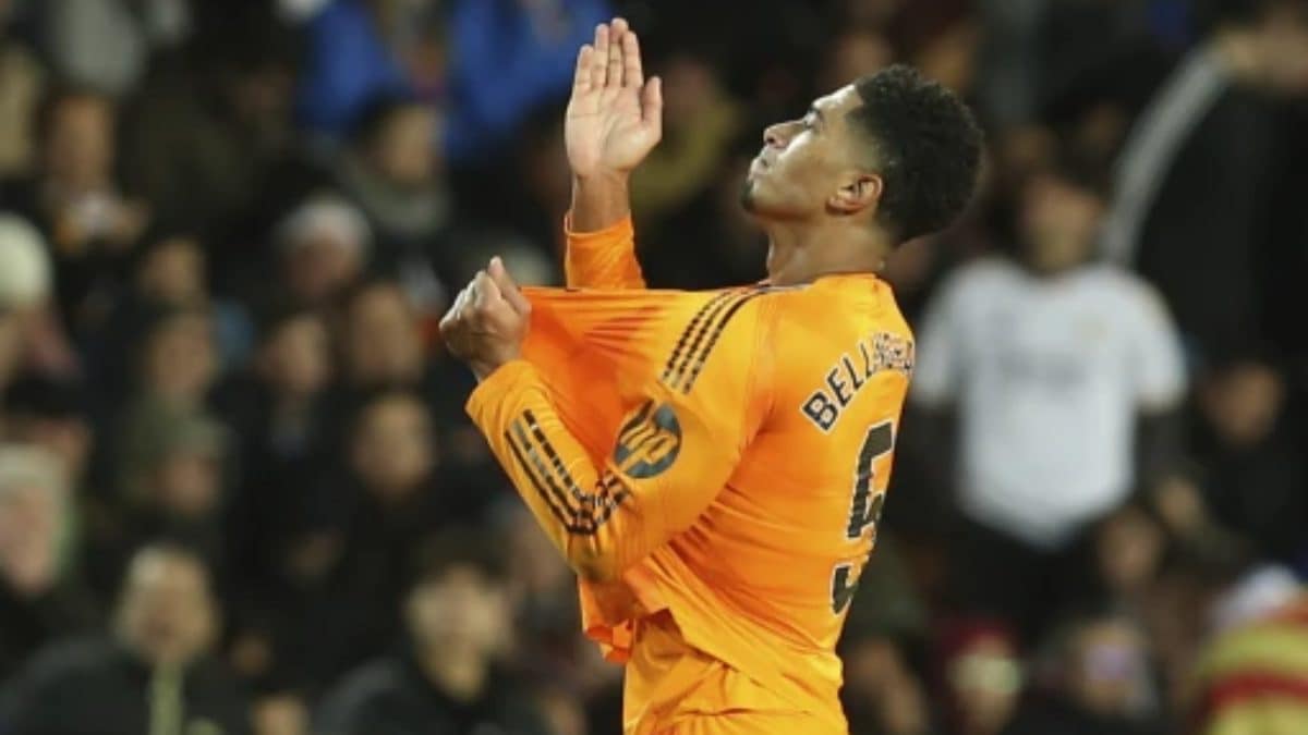 Jude Bellingham Grabs Real Madrid Late Valencia Win After Vinicius Red