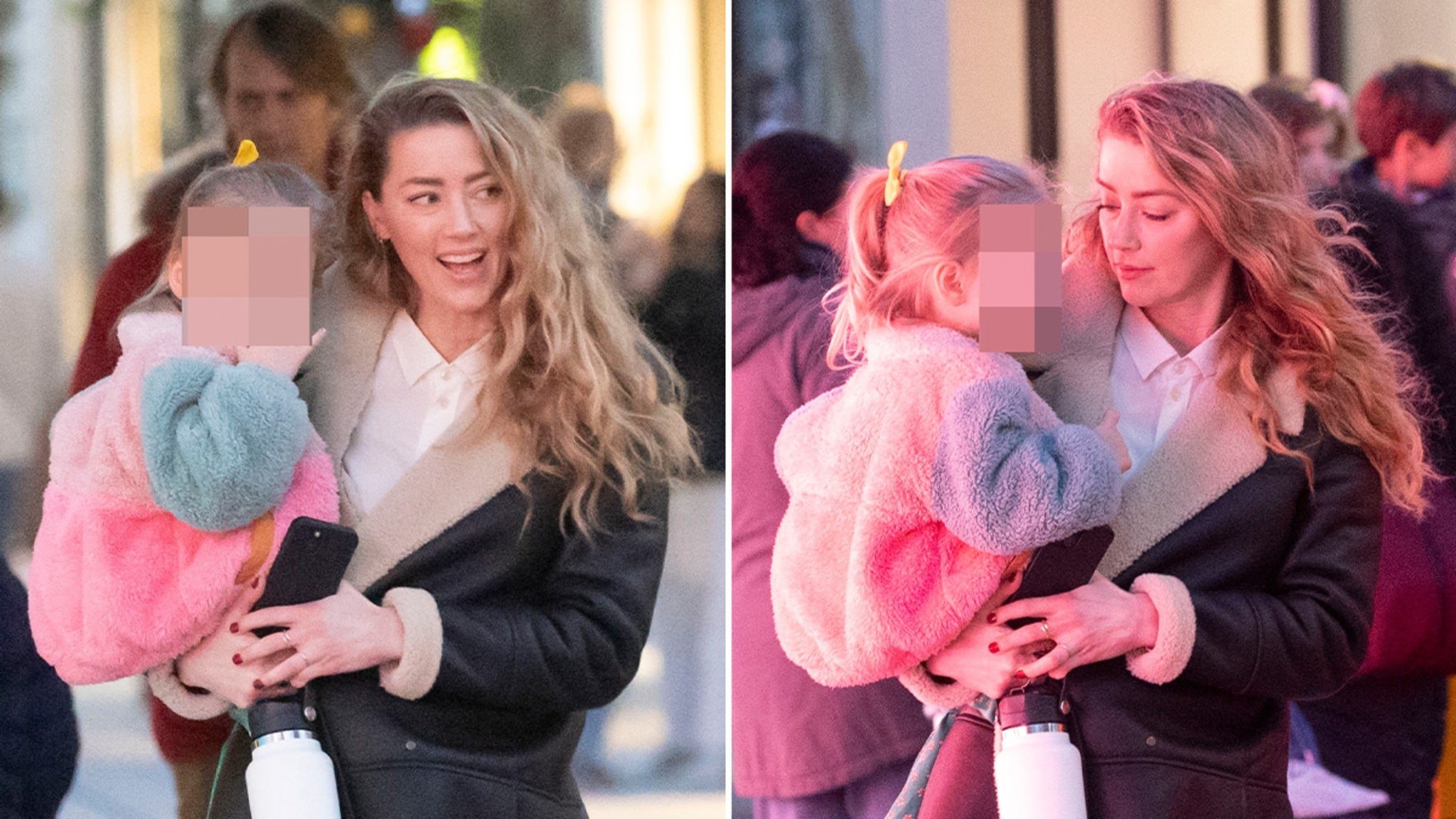 Amber Heard Strolls In Madrid with Daughter Oonagh After Baby No. 2 News